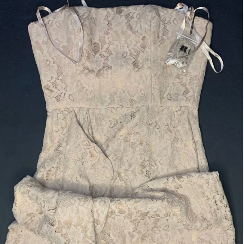 BCBG Max Azria Strapless A Line Dress 0 NWOT